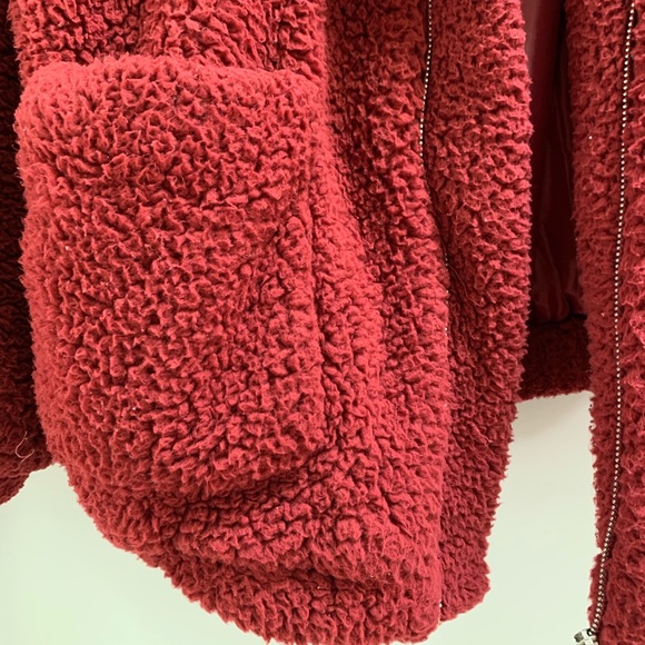 Coziest Teddy Jacket ever!! M fit - Picture 2 of 3
